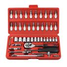 Kit Jogo Catraca Reversível Soquetes B-tek Bt-372