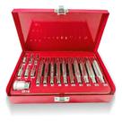 Kit Jogo Chave Bits Torx Ribe Para Cabeçote E Adaptador 1/2