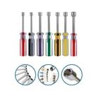Kit Jogo Chave Canhão 7 Peças Ferramenta Em Aço Carbono 5 A 11mm Starfer