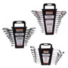 Kit Jogo Chave Combinada, Fixa E Estrela 6 A 22mm Starfer Kit Jogo Chave Combinada, Fixa E Estrela 6 A 22mm Starfer