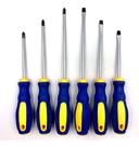 kit jogo Chave De 3 Fenda 3 Philips Emborrachada Imantada 6 Peças Qualidade - Livstar