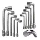 Kit Jogo Chave L Com Furo 10 Chaves (8,9,10,11,12,13,14,15,16,17) - Fertak