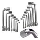 Kit Jogo Chave L Com Furo 14 Chaves (8,9,10,11,12,13,14,15,16,17,19,20,21,22) - Fertak