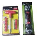 KIt Jogo Chave Soquete 8 Em 1 Soquetes Com Chave T Philips Fenda Mecânico Multi Funcional