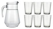 Kit Jogo Copos Ginga 265ml Jarra 1.5 L Água Refrigerante Nadir