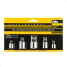 Kit Jogo De Adaptadores Para Soquetes Com 5 Peças 9od Eda Kit Jogo De Adaptadores Para Soquetes Com 5 Peças 9od Eda