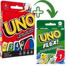 Kit Jogo De Carta Uno Clássico E Uno Flex C/2 Baralhos Copag