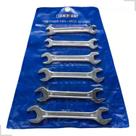 Kit Jogo De Chave De Boca Com 6 Peças 617mm Resistente Aço Universal Soquete Fixa Mecânica Manual Combinada Catraca