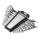 Kit Jogo de Chave Fixa Cromo Vanadio 6x7 a 27x32mm 12pcs Stels Kit Jogo de Chave Fixa Cromo Vanadio 6x7 a 27x32mm 12pcs Stels