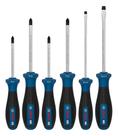 Kit Jogo De Chaves Fenda Philips Bosch Pro Ph/pz/sl 6 Peças