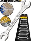Kit Jogo De Chaves Fixas Tramontina Basic 8 Peças Em Aço Cromado P/ Manutenção Automotiva Mecânicos Reparos Domésticos Kit Jogo De Chaves Fixas Tramontina Basic 8 Peças Em Aço Cromado P/ Manutenção Automotiva Mecânicos Reparos Domésticos