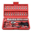 Kit jogo de chaves socket 46 pçs - LHUN DA