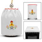 Kit Jogo De Cozinha 3 Peças Efeito Laise 100 Poliéster Diversas Estampas