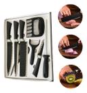 Kit Jogo De Facas Inox Churrasco Cozinha 8 Peças Faqueiro Kit Jogo De Facas Inox Churrasco Cozinha 8 Peças Faqueiro