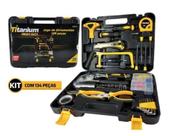 Kit Jogo De Ferramentas 134 Peças Com Maleta Crv Heavy Duty Titanium