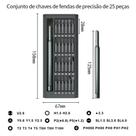 Kit Jogo De Ferramentas 24 Peças Chaves De Precisão