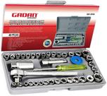 Kit Jogo de Ferramentas 40 peças Chaves Catraca Carro, Moto e Bike