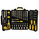 Kit Jogo de Ferramentas Profissional 128 Peças Maleta Reforçada Para Elétrica Mecânica Manutenção