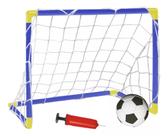 Kit Jogo De Futebol Golzinho Mini Trave Gol Infantil + Bola