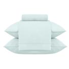 Kit Jogo de Lençol Buddemeyer 4 Peças Cama Casal 200 Fios Gran Percalle Classic Cor:Verde 004