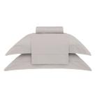 Kit Jogo de Lençol Buddemeyer 4 Peças Cama Casal 300 Fios Cetim Damask Stripes