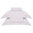 Kit Jogo de Lençol Buddemeyer 4 Peças Cama Queen 300 Fios Cetim Damask Square