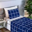 Kit Jogo de Lençol Cama Solteiro 3 Peças Austin 200 Fios com Fronha e Lençol de Cima