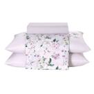 Kit Jogo de Lençol Dohler 4 Peças Cama Queen Premium 100% Algodão