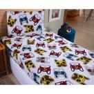 kit jogo de lençol solteiro com elástico 2 peças Estampas::Cachorro de Óculos