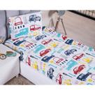 kit jogo de lençol solteiro com elástico 2 peças Estampas::Carros Antigos
