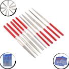 Kit Jogo De Lima Agulha Diamantada 4mm X 160mm Com 10pçs