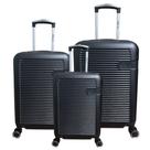 Kit Jogo de Malas de Viagem ABS Expansível Rodas Duplas 360 Cadeado Código Yins Cádis YS21372