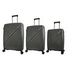 Kit Jogo de Malas de Viagem Polipropileno Exp Rodas 360 Cad TSA Ent USB (Tam P) - SWISSLAND- YS21278