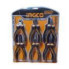 Kit Jogo De Mini Alicate 4.5 Com 6 peças HMPS06115 Ingco