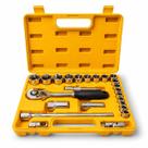 Kit Jogo De Soquete Sextavado 10 A 32mm 1 2pol 22 peças Kit Jogo De Soquete Sextavado 10 A 32mm 1 2pol 22 peças