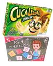 Kit Jogo De Tabuleiro Infantil Perguntas E Respostas Cuca Legal Júnior E As 4 Operações Didatico Interativo