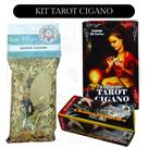 Kit Jogo De Tarot com 1 Baralho Tarot 1 Banho De Ervas 40g 1 Caixa Defumador Tablet