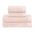 Kit Jogo De Toalhas Buddemeyer 4 Peças Banho e Rosto Dual Air 100% Algodão Cor:Rosa 1326