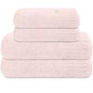 Kit Jogo De Toalhas Camesa 4 Peças Banhão e Rosto Velour 100% Algodão 500g/m² Nanosoft