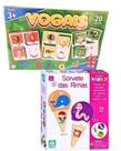 Kit Jogo Educativo Das Vogais 3 Anos Interativo E Sorvete Das Rimas Pedagogico Raciocinio Infantil