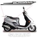 Kit Jogo Emblema Adesivo Suzuki Burgman 2005 A 2009 BRANCO Kit Jogo Emblema Adesivo Suzuki Burgman 2005 A 2009 BRANCO