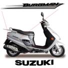 Kit Jogo Emblema Adesivo Suzuki Burgman 2005 A 2009 Kit Jogo Emblema Adesivo Suzuki Burgman 2005 A 2009