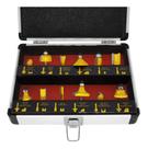Kit Jogo Fresa Para Tupia de Madeira haste 1/4 Pol. 12 Peças