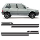 Kit Jogo Friso Lateral Uno 1995 A 2009 4 Portas Fino