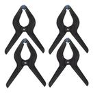 Kit Jogo Grampo Sargento Marceneiro Pvc Nylon 4'' Com 4 Peças - 7354