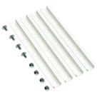 KIT JOGO HASTE ADAPTADOR SUPORTE TV VESA 400x400 56" BRANCO KIT JOGO HASTE ADAPTADOR SUPORTE TV VESA 400x400 56" BRANCO