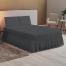 Kit Jogo Lençol Casal Queen com Elástico Decora para Cama Box + Fronhas Envelope - Roupa de Cama Completo Kit Jogo Lençol Casal Queen com Elástico Decora para Cama Box + Fronhas Envelope - Roupa de Cama Completo