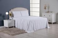 Kit Jogo Lençol De Cama Ponto Palito Queen Percal 4 Peças Kit Jogo Lençol De Cama Ponto Palito Queen Percal 4 Peças