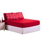 Kit Jogo Lençol Roupa Cama Casal Padrao 5 Pçs Elastico Fronha 200 Fios Toque Macio Luxo Simples