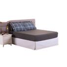 Kit Jogo Lençol Roupa Cama Casal Super King 5 Pçs Macio Elastico Fronha Decorativa Linda Casa Luxo